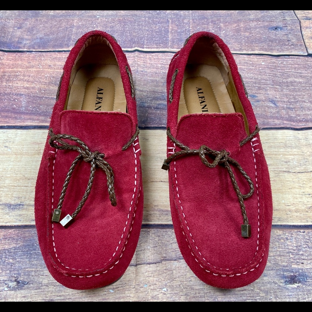 Men’s Red Alfani size 7.5 driver shoes